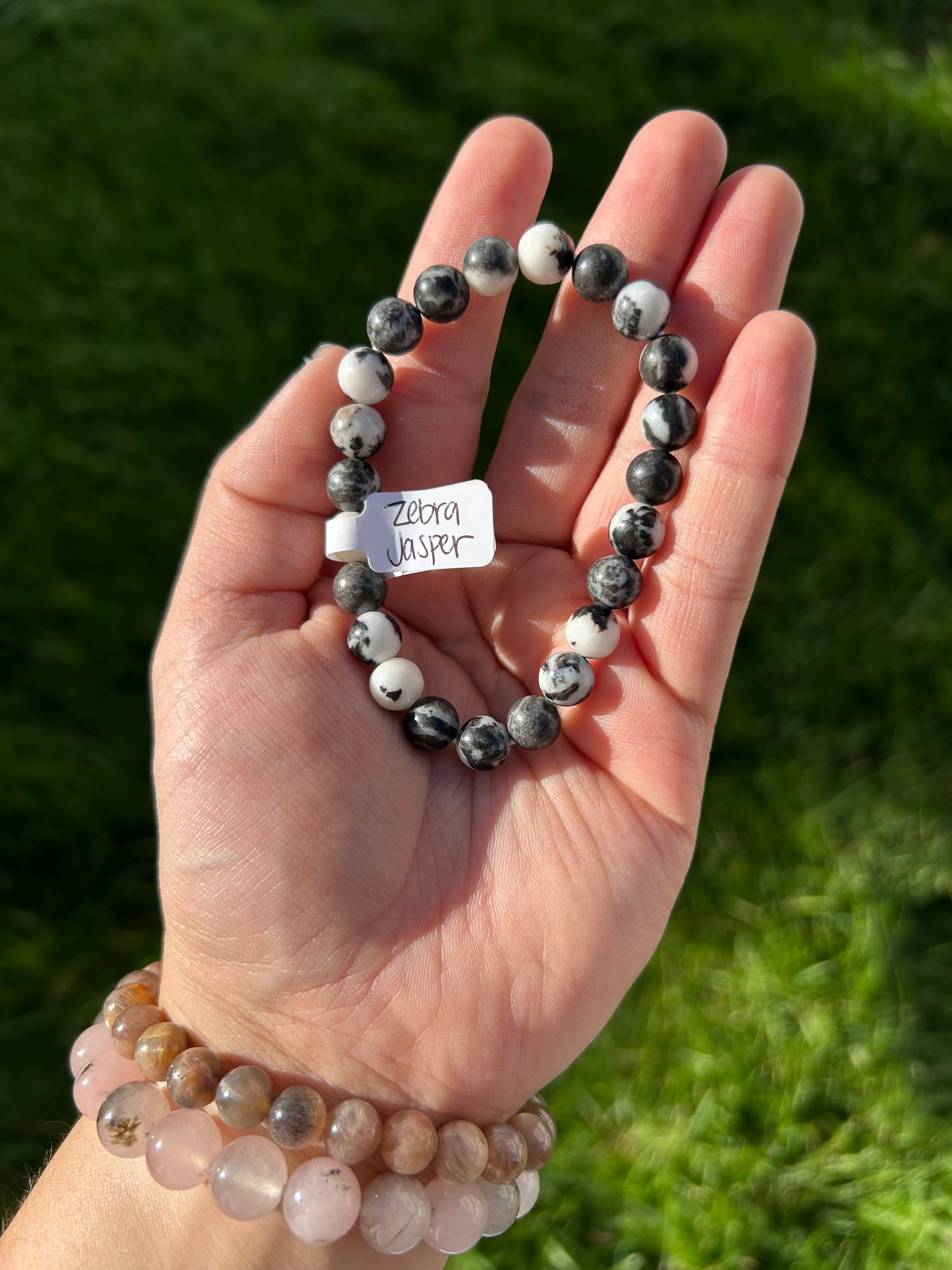 Zebra Jasper Bracelet 8mm