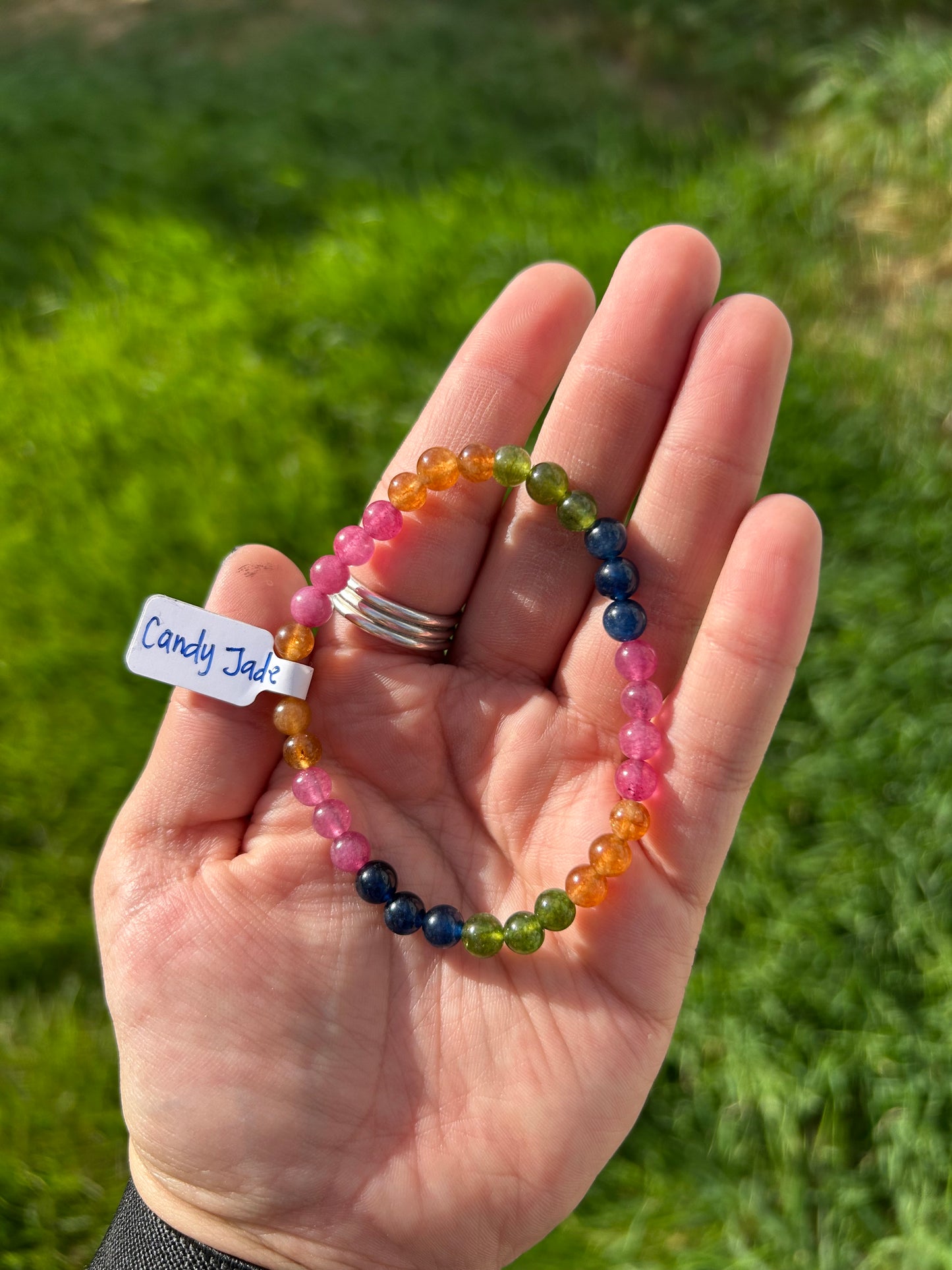 Candy Jade Bracelet 6mm