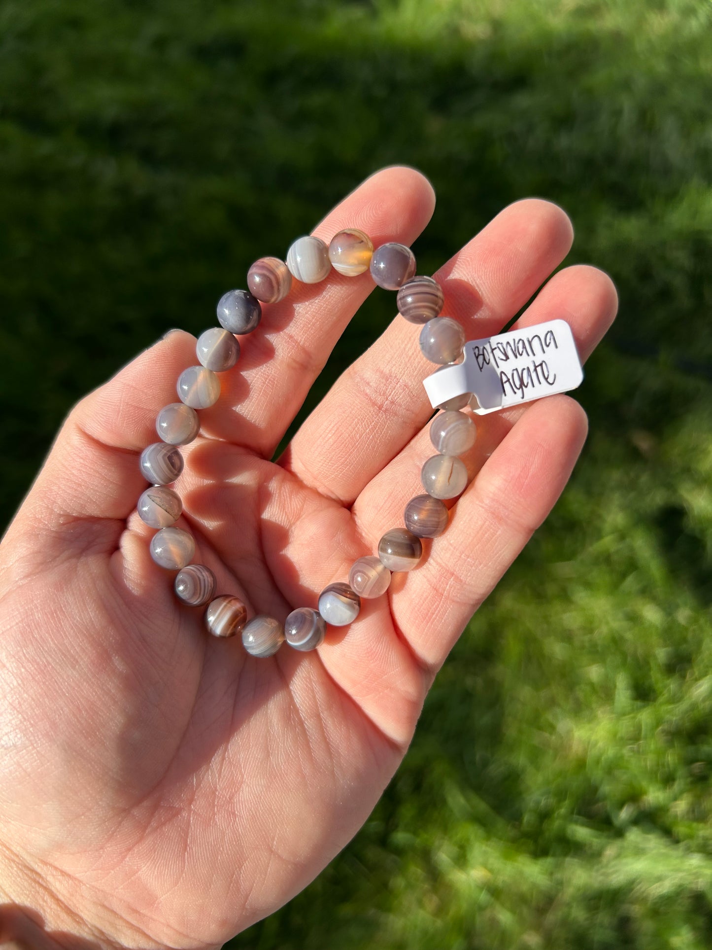Botswana Agate Bracelet 8mm