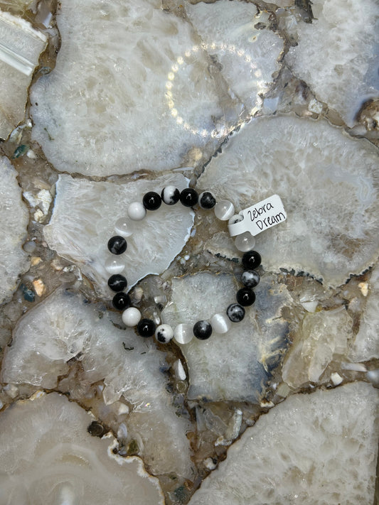 Zebra Dream Bracelet 8mm