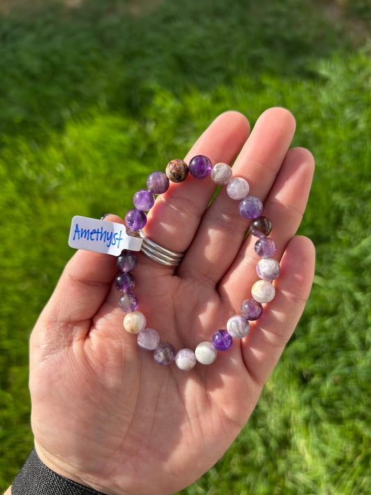 Amethyst Bracelet 8mm