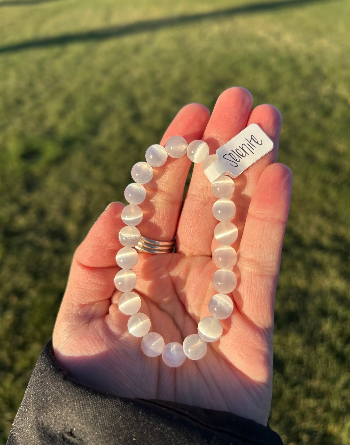 Selenite Bracelet 8mm