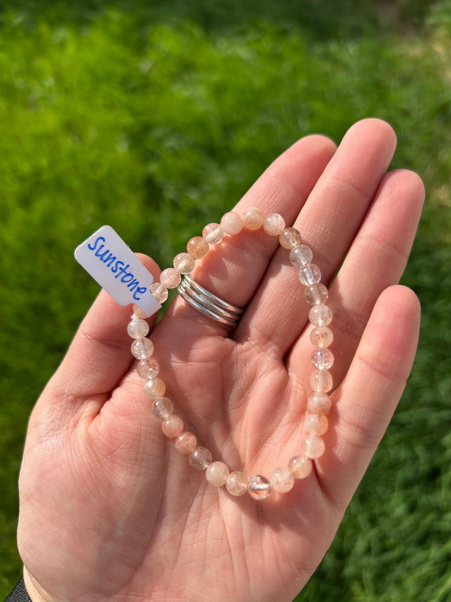 Sunstone Bracelet 6mm